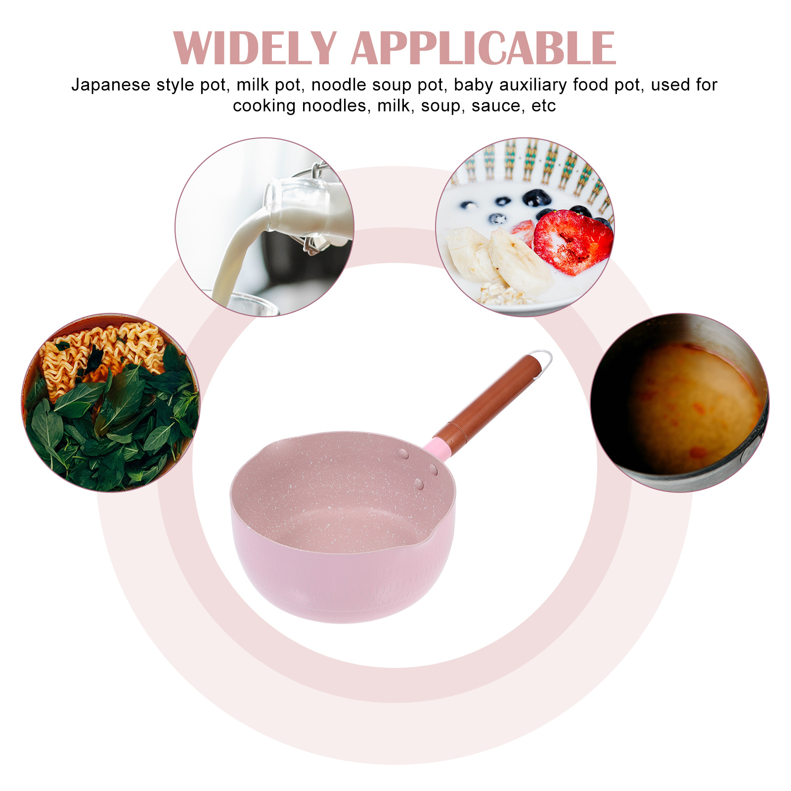 Baby Food Home - Multifunctional Maifan Stone Milk Pot Aluminum