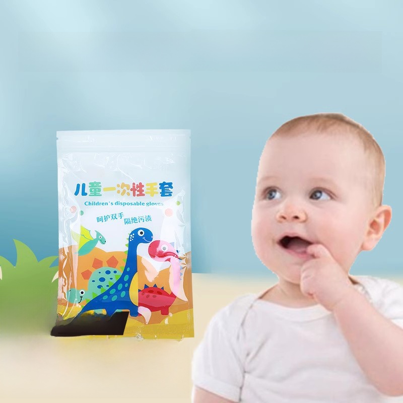Baby Food Brand - Food Grade Disposable Gloves for 0-3