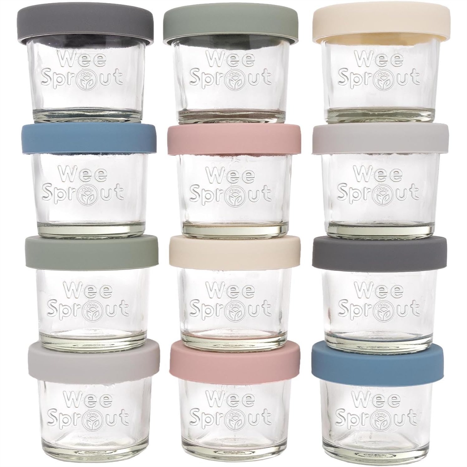 Baby Food In Jar - Glass Baby Food Storage Jars with