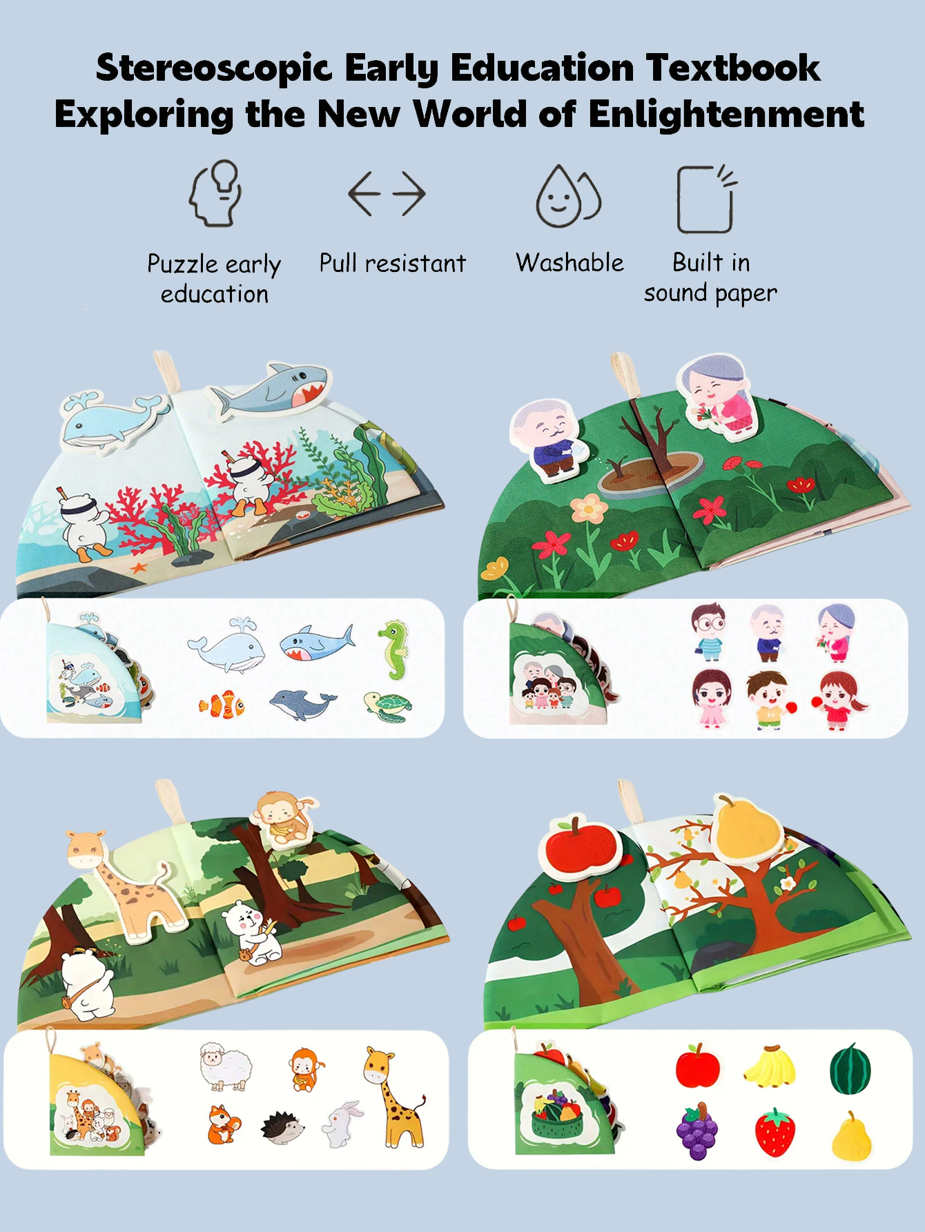 Baby Soft Books Toys 0-36M Bab - đánh giá và giá Baby Food Book