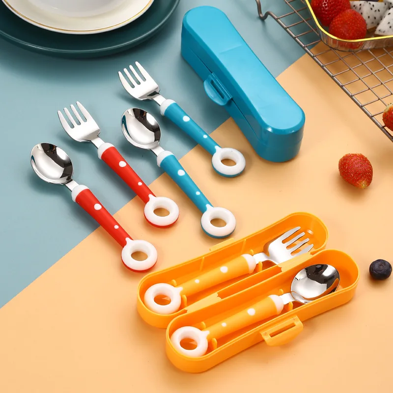 Children Utensil Cute Circle C - đánh giá và giá Baby Food Utensils Set