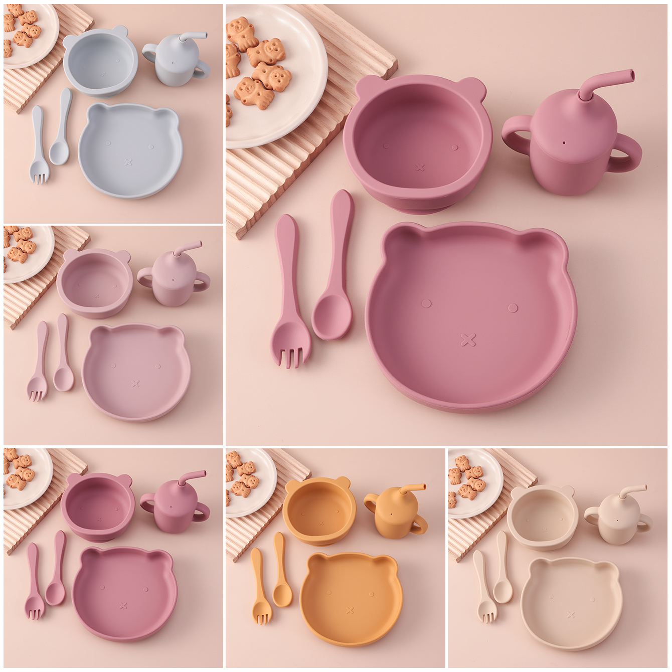 Color Kids 5PCS Silicone Feedi - đánh giá và giá Baby Food Universe