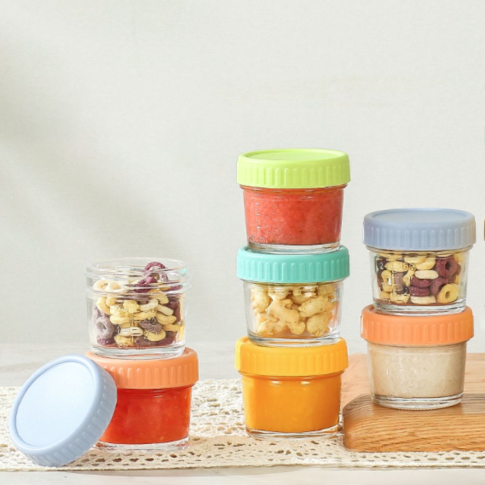 6pcs Mason Jar Glass Baby Food - đánh giá và giá Baby Food In Jar