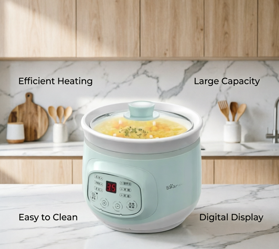 Bear Brand Mini Ceramic Stew P - đánh giá và giá Baby Food Brand