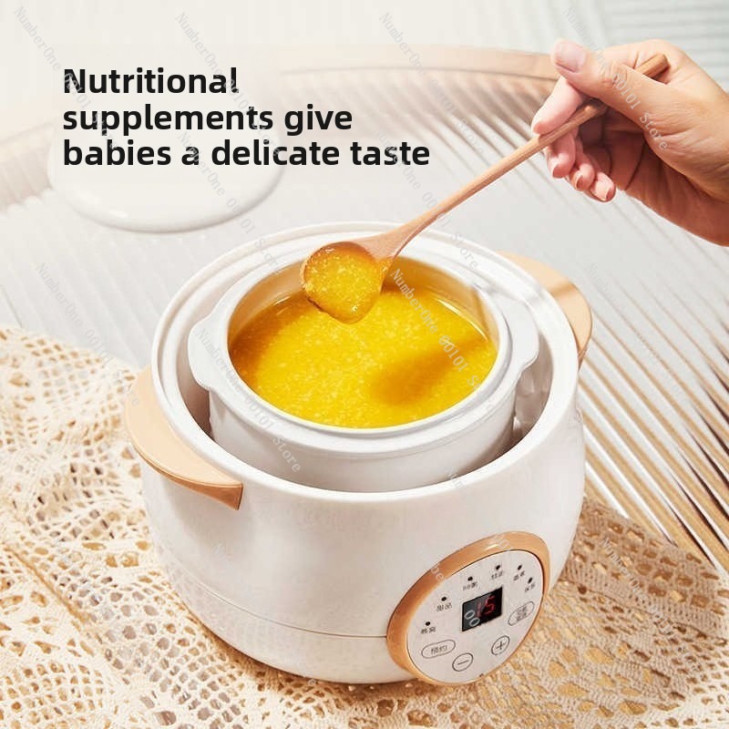 Small Double Layer Stew Pot Ba - đánh giá và giá Baby Food Home