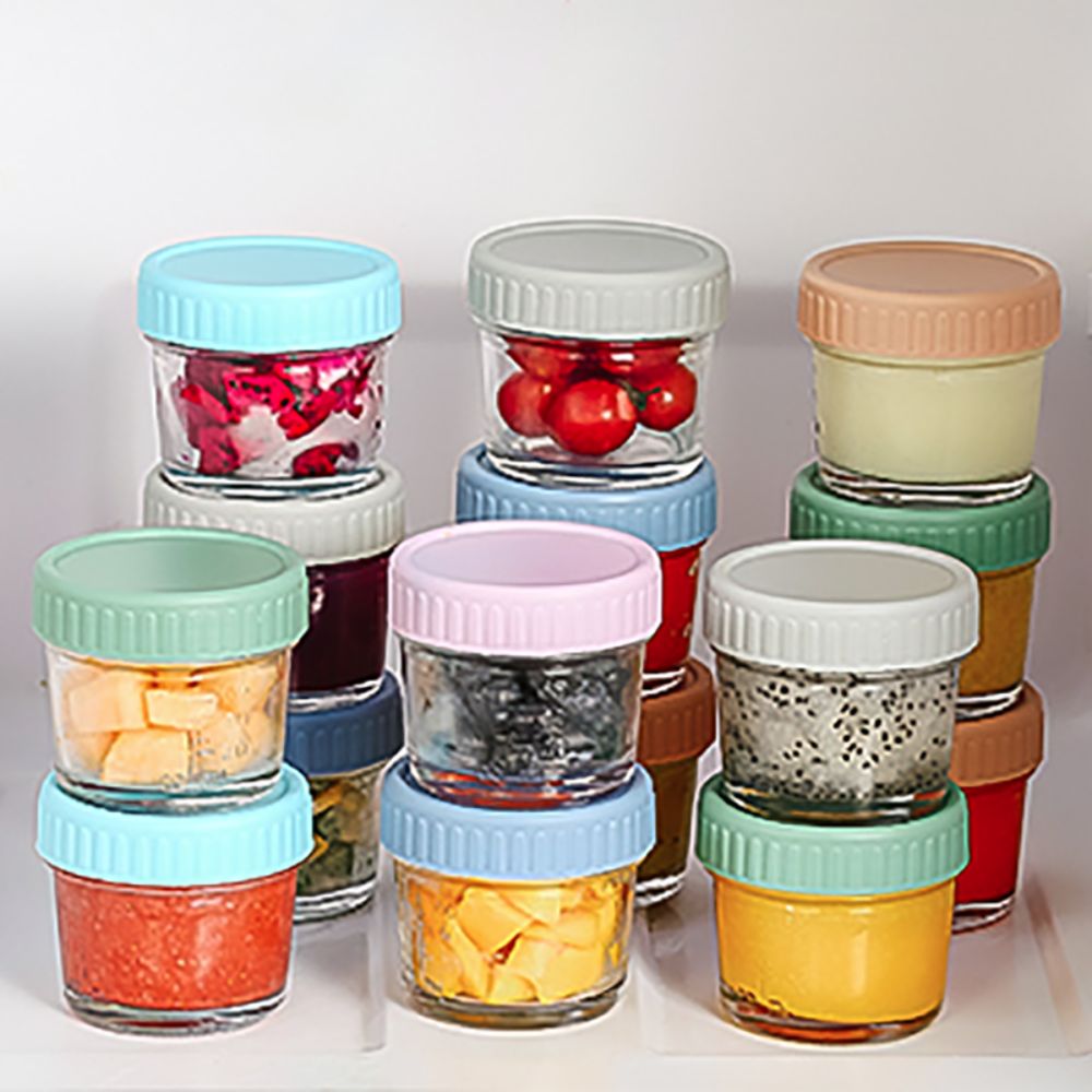 6pcs Glass Baby Food Jar Reusa - đánh giá và giá Baby Food In Jar