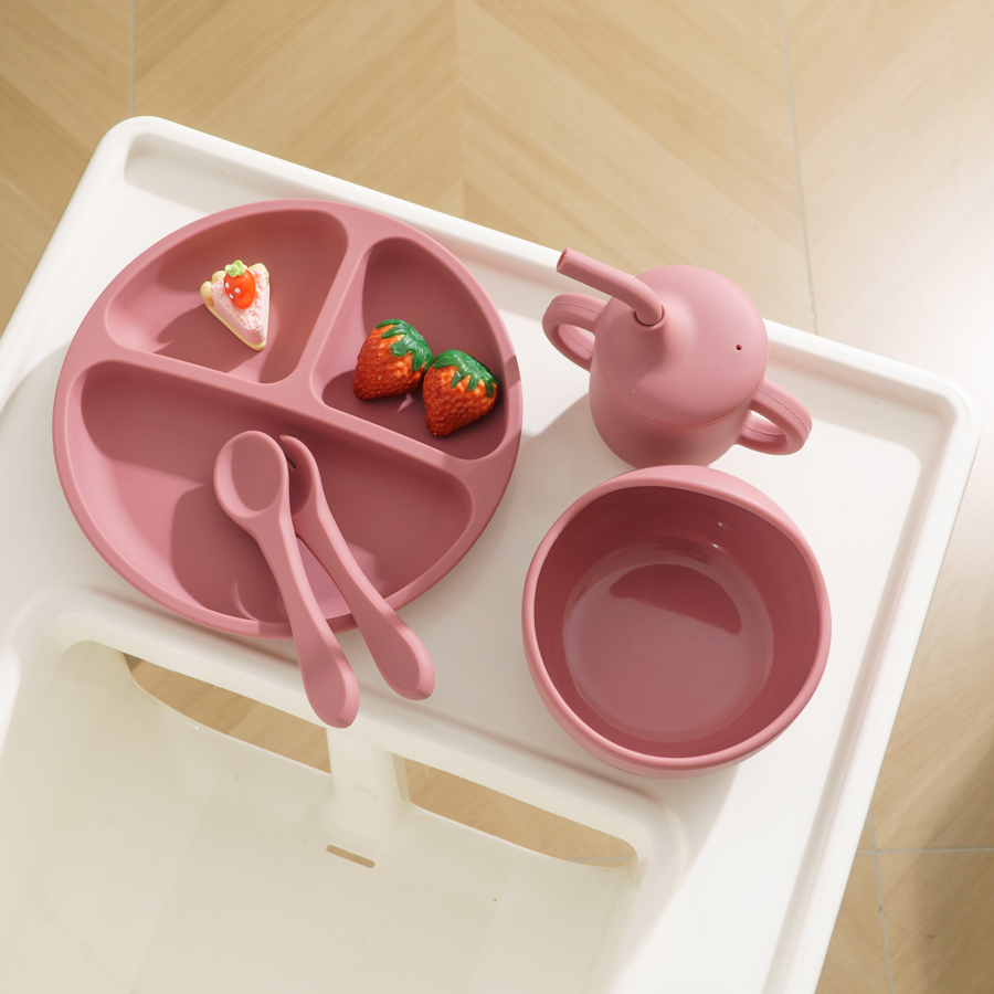 5PCS Baby Silicone Tableware S - đánh giá và giá Baby Food Universe