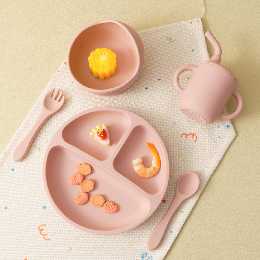 5PCS Baby Silicone Tableware S - đánh giá và giá Baby Food Universe