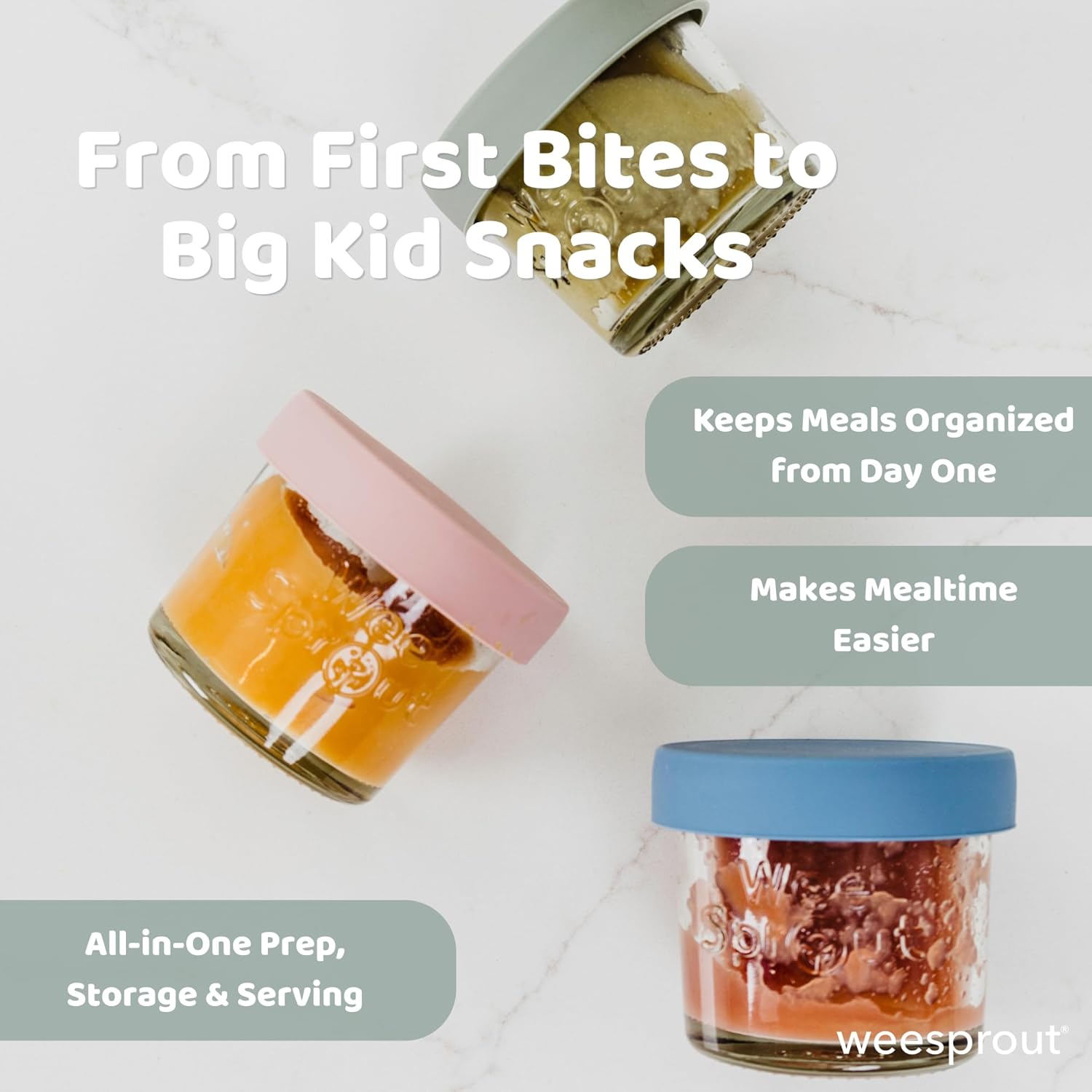 Glass Baby Food Storage Jars w - đánh giá và giá Baby Food In Jar