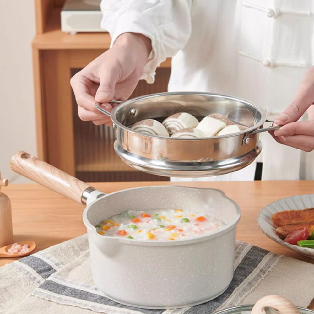 Cookware Non-stick Aluminum Al - đánh giá và giá Baby Food Universe