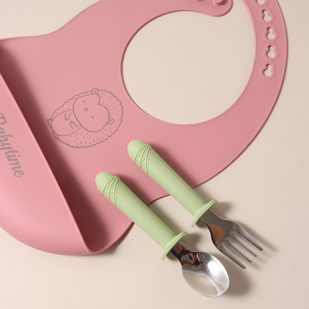 Custom Long Handle Silicone Sp - đánh giá và giá Baby Food Utensils Set