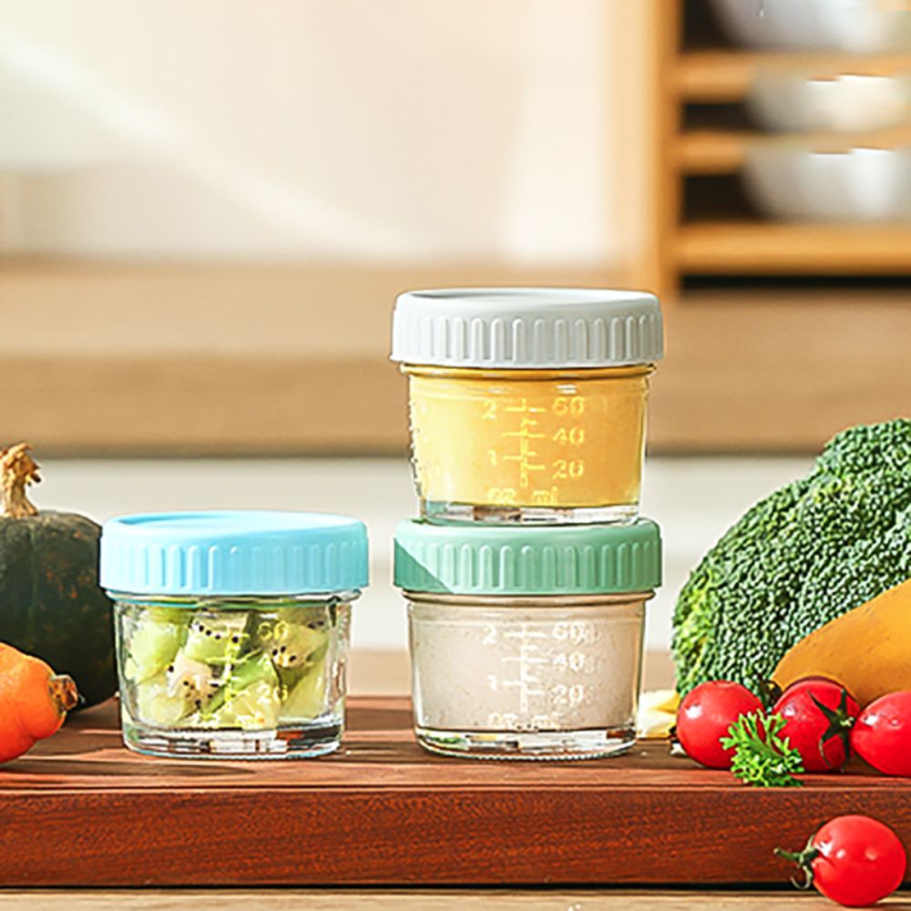 6pcs Mason Jar Glass Baby Food - đánh giá và giá Baby Food In Jar