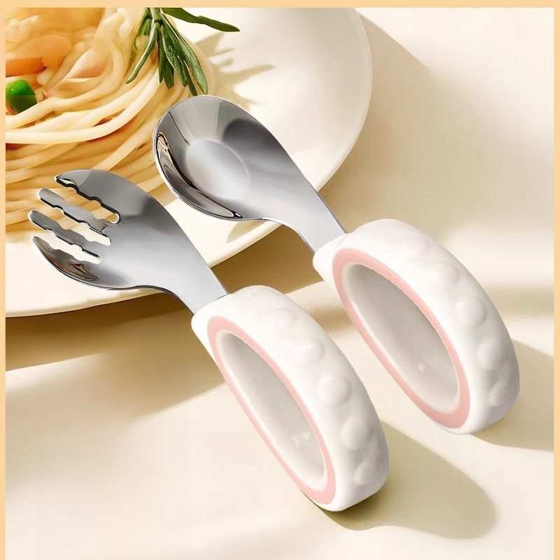 Stainless Steel Baby Fork And  - đánh giá và giá Baby Food Utensils Set
