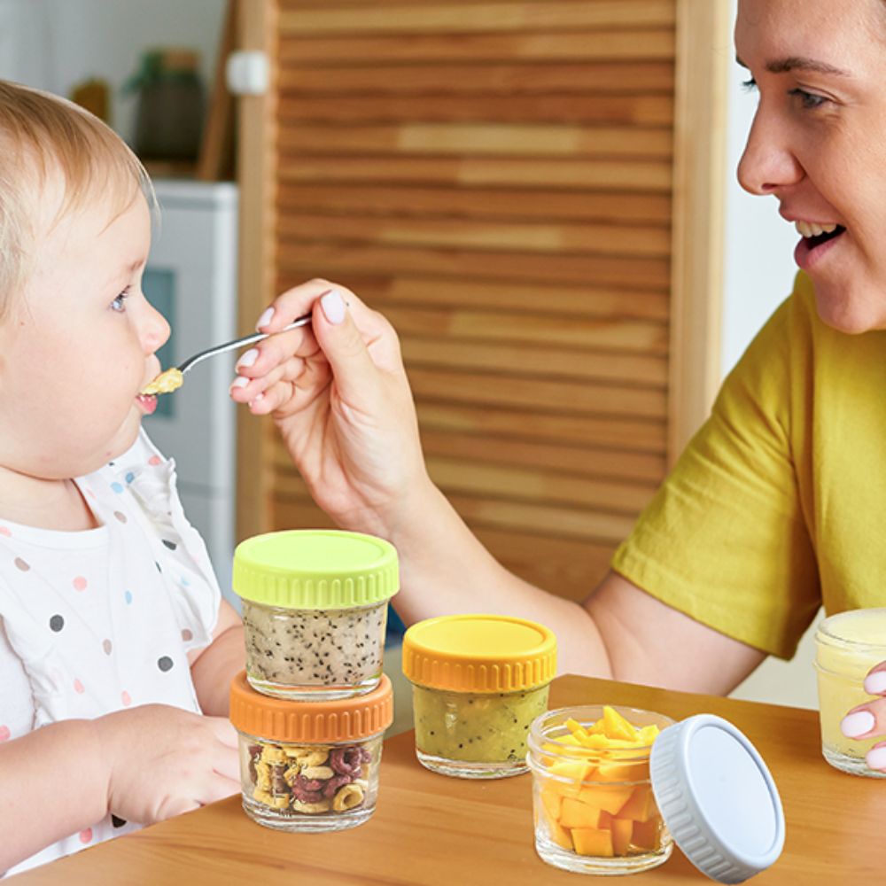 6pcs Multipurpose Glass Baby F - đánh giá và giá Baby Food In Jar